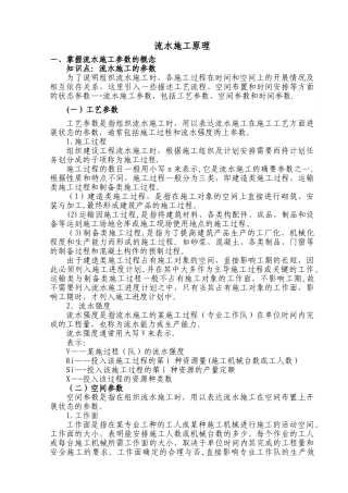 流水施工工期计算方法