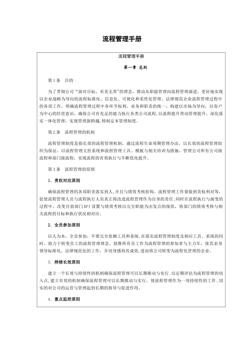 流程管理手册_第1页