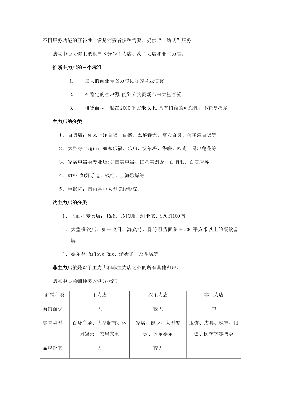 浅谈大型购物中心评估难点及解决方案_第3页