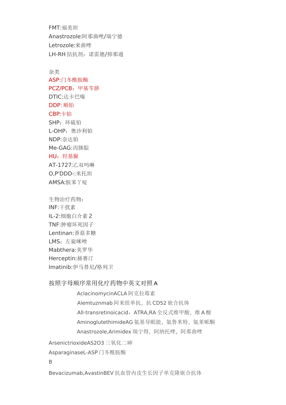 常见肿瘤化疗方案._第3页