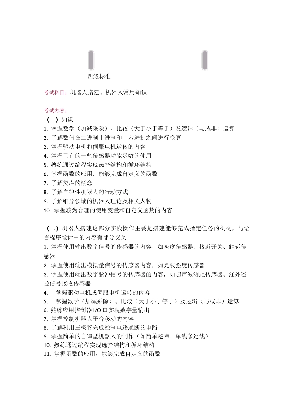 机器人等级考试要求_第3页