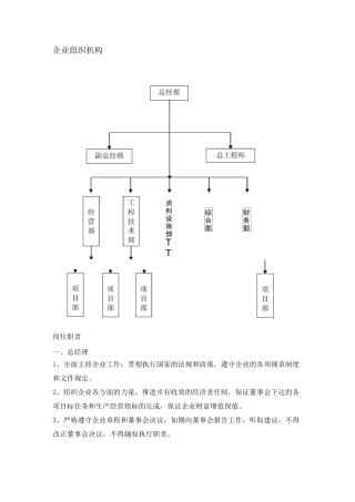 公司的组织机构