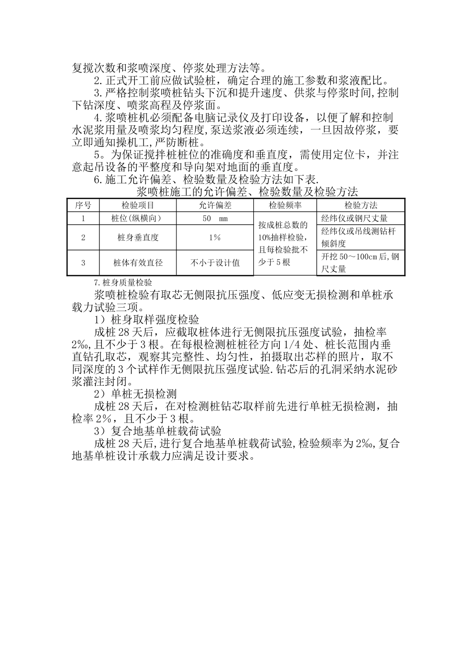 浆喷桩施工作业标准_第3页