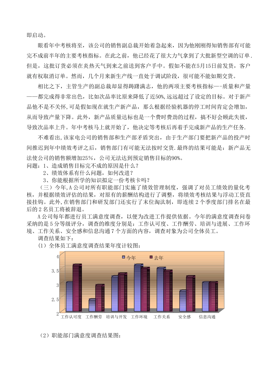 济南人力资源管理师-绩效案例研究分析题_第2页