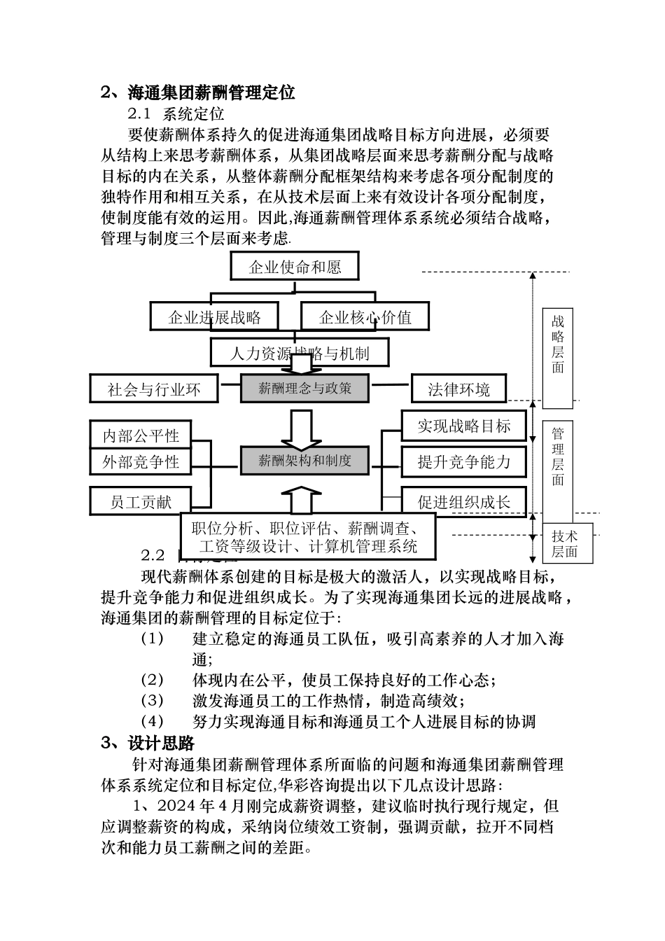 浙江HT食品集团有限公司薪酬体系_第3页