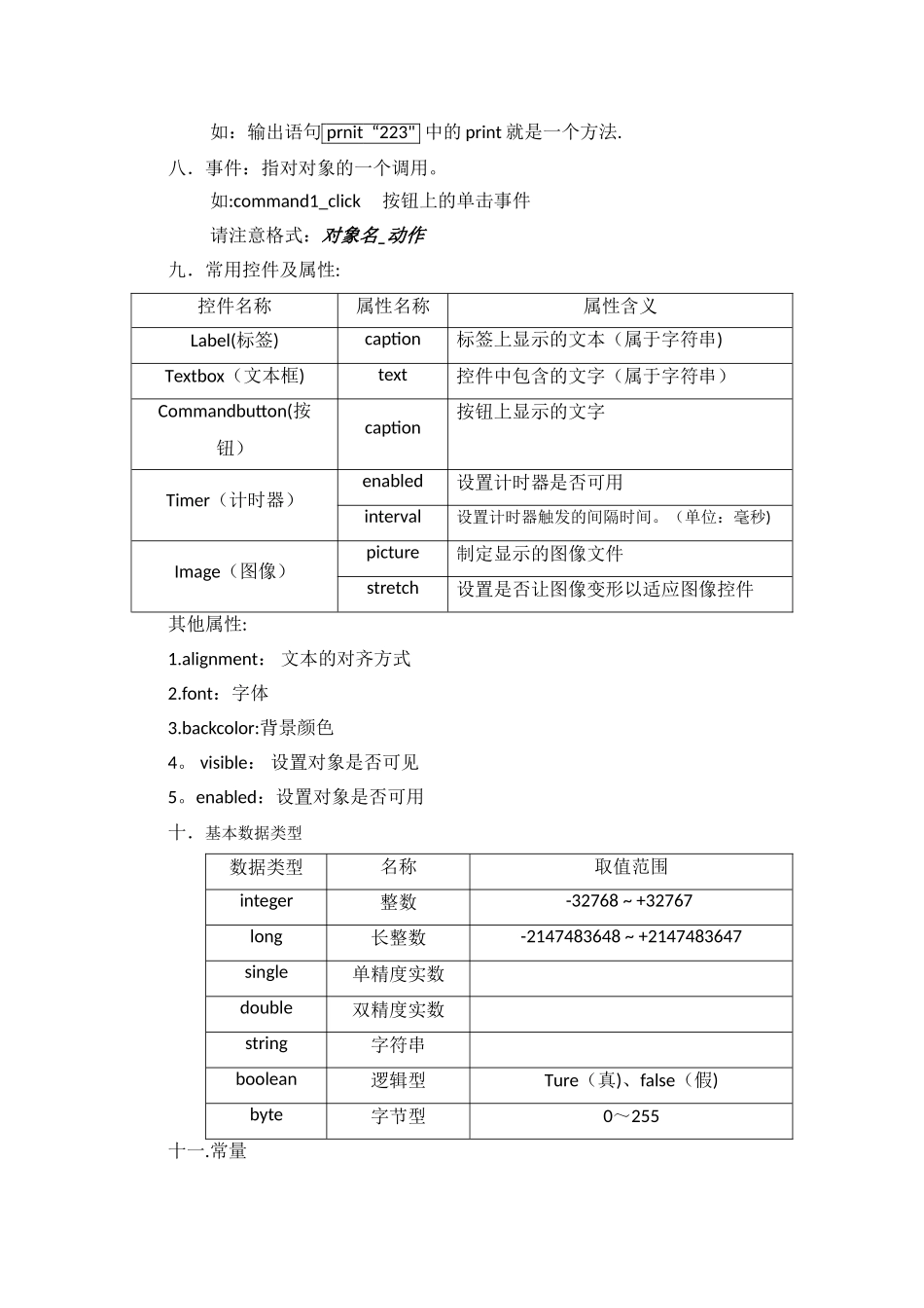 浙江省-高中-信息技术-学考-VB-知识点-汇总_第2页