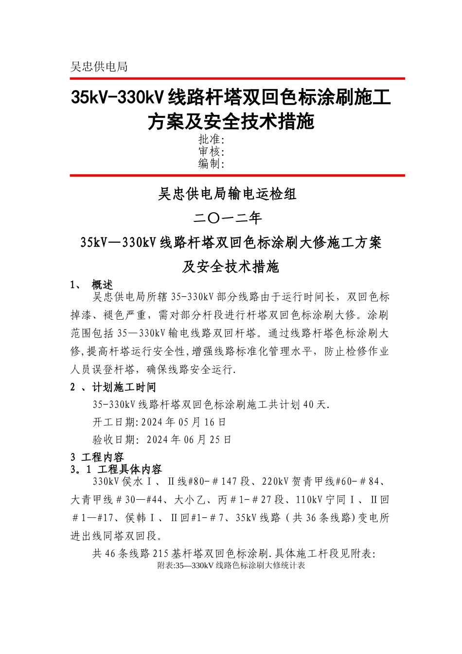 涂刷施工方案及安全技术措施_第1页