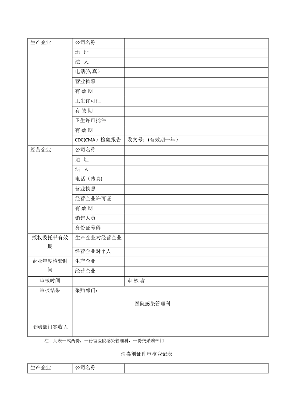 消毒剂证件审核登记表_第2页