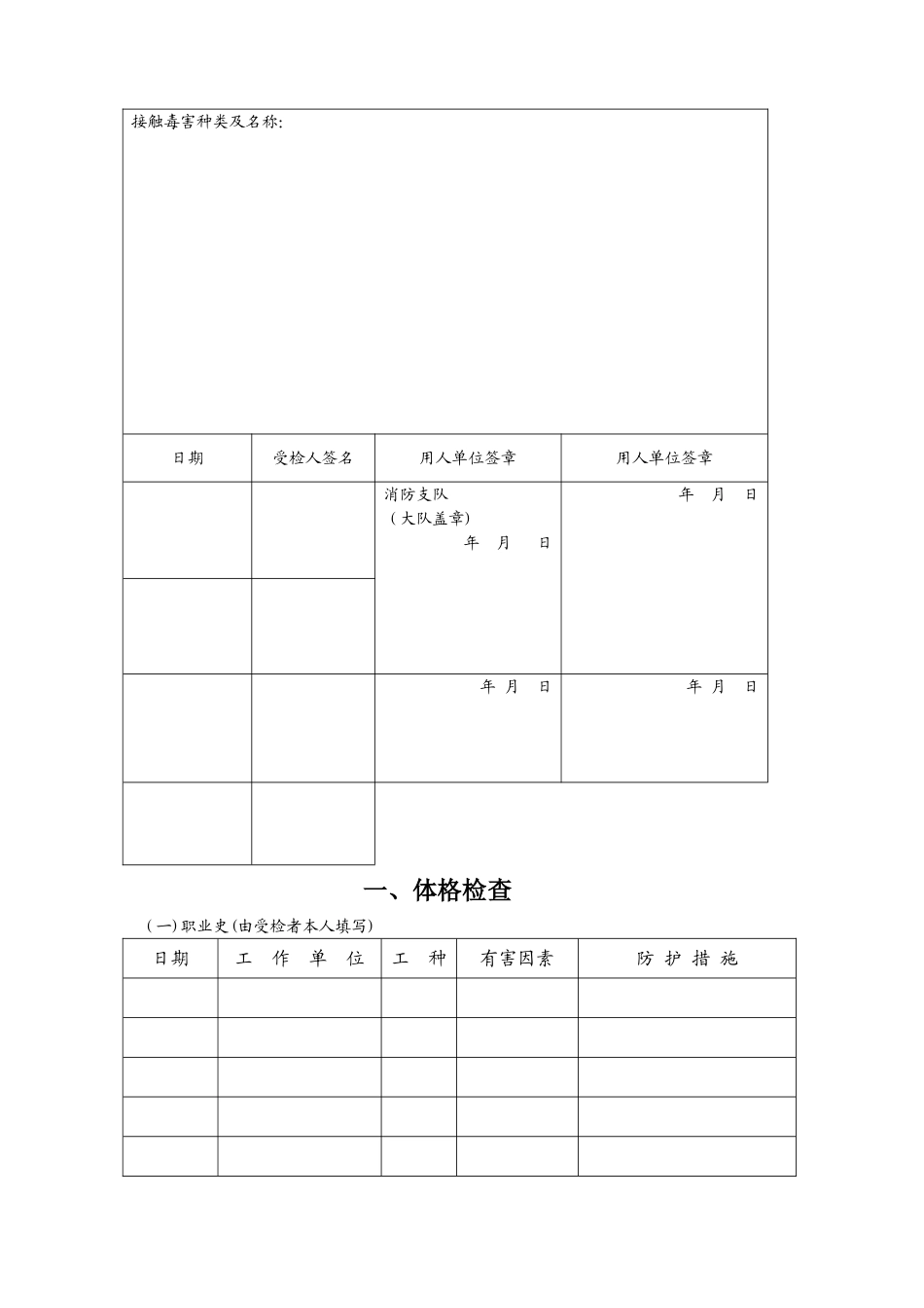 消防员职业健康检查表_第3页
