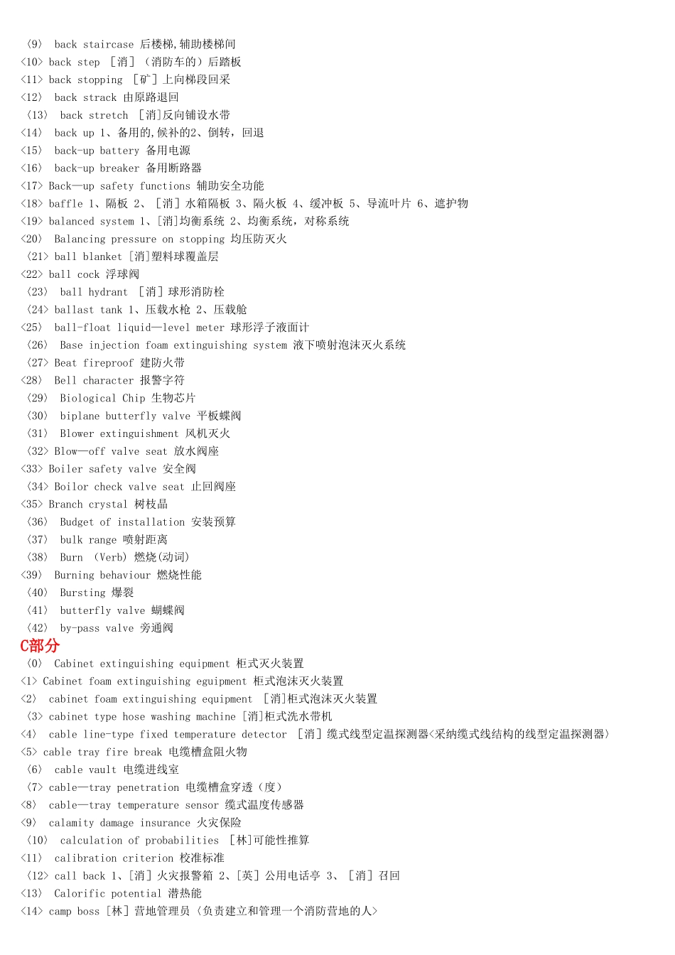 消防工程-专业英语词汇_第3页