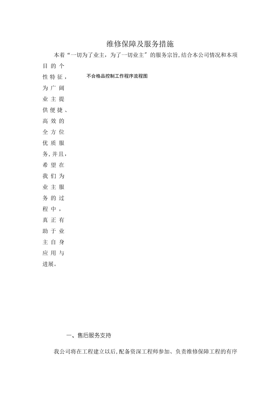 消防工程售后服务体系书_第1页