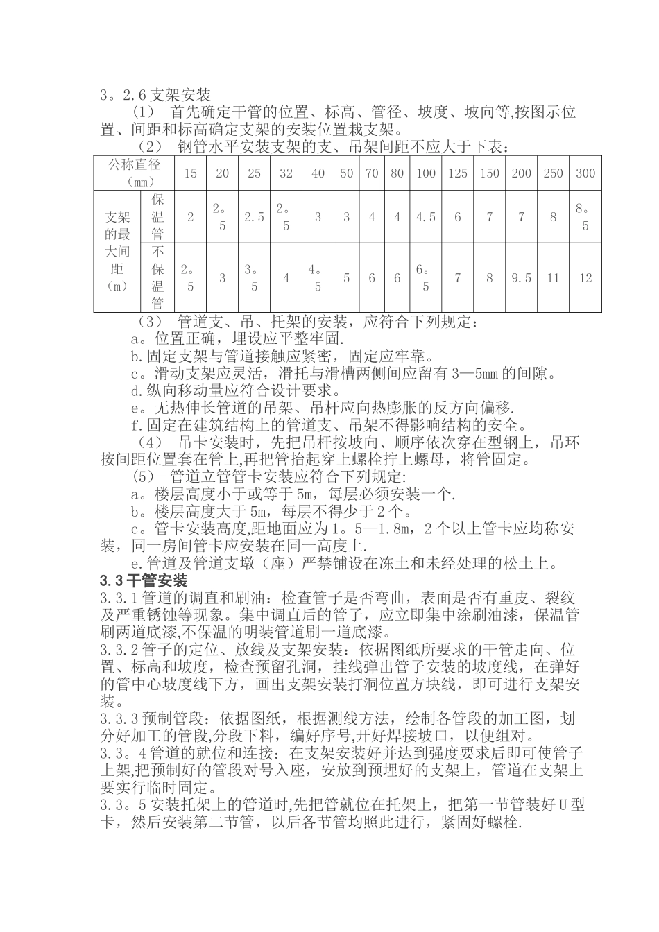 消防栓及给水设备施工工艺标准_第3页