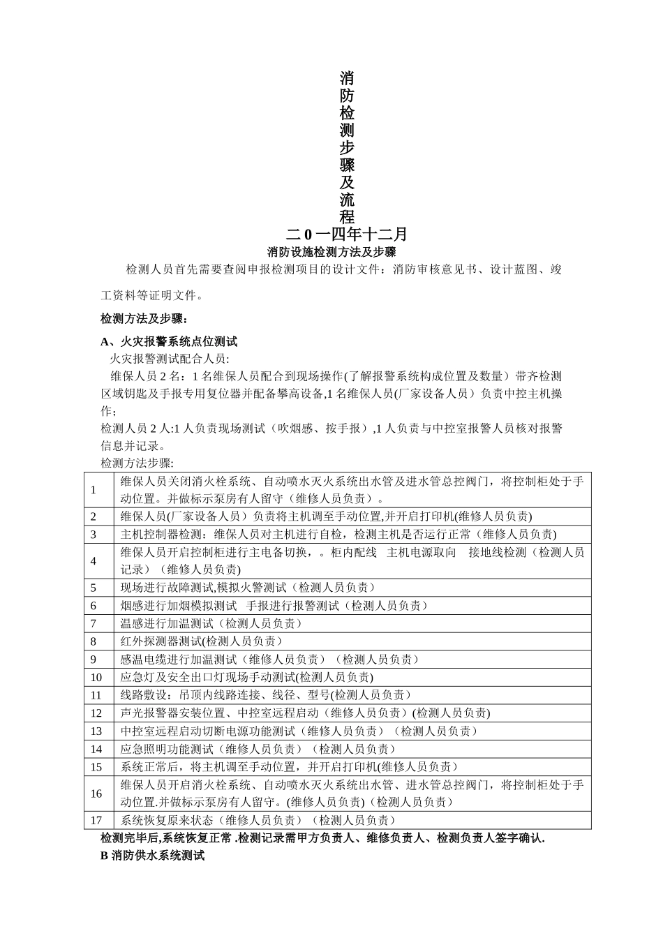 消防检测技术流程_第1页