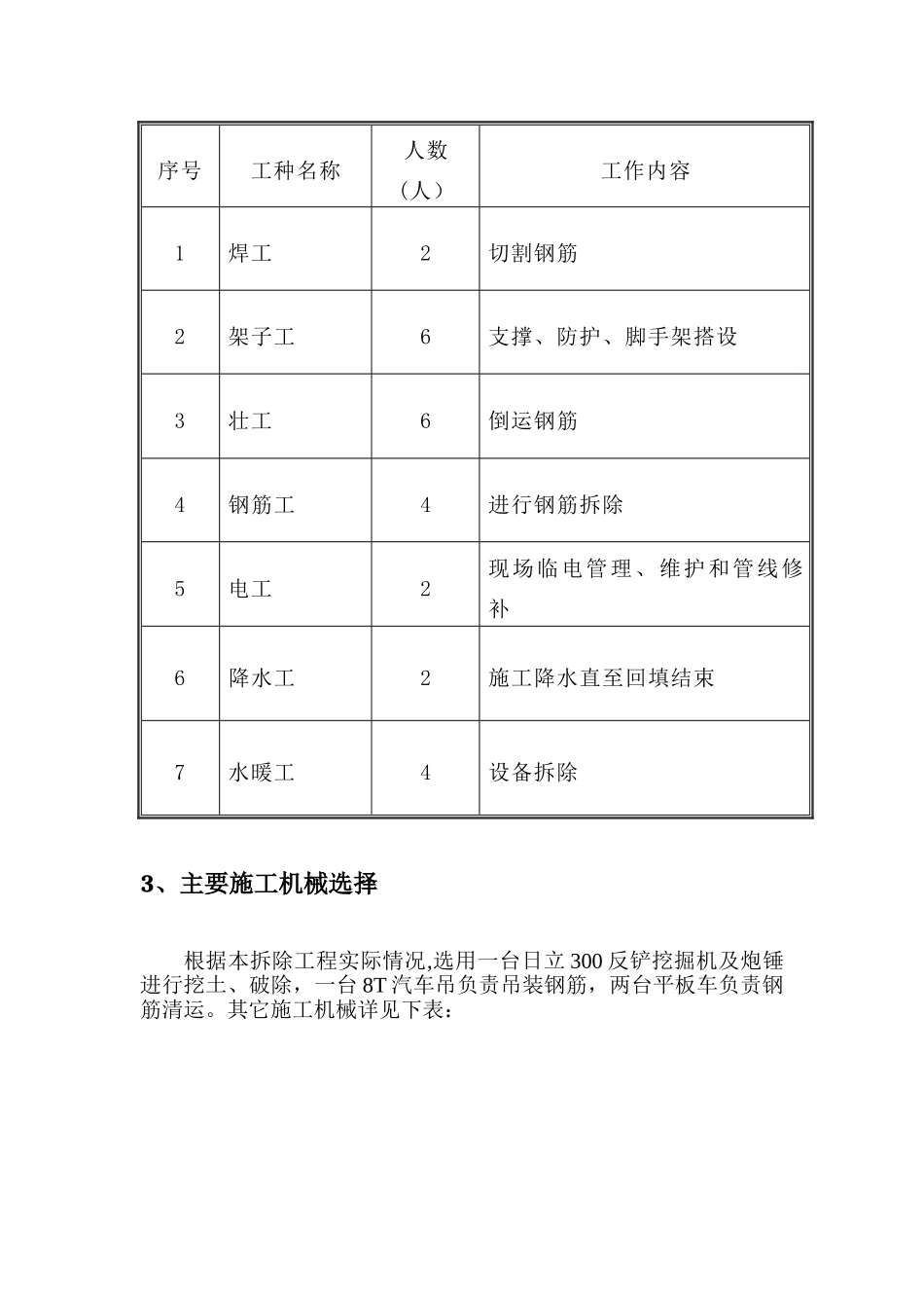 消防水池钢筋混凝土拆除方案_第3页