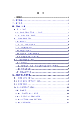 消防水炮施工组织设计