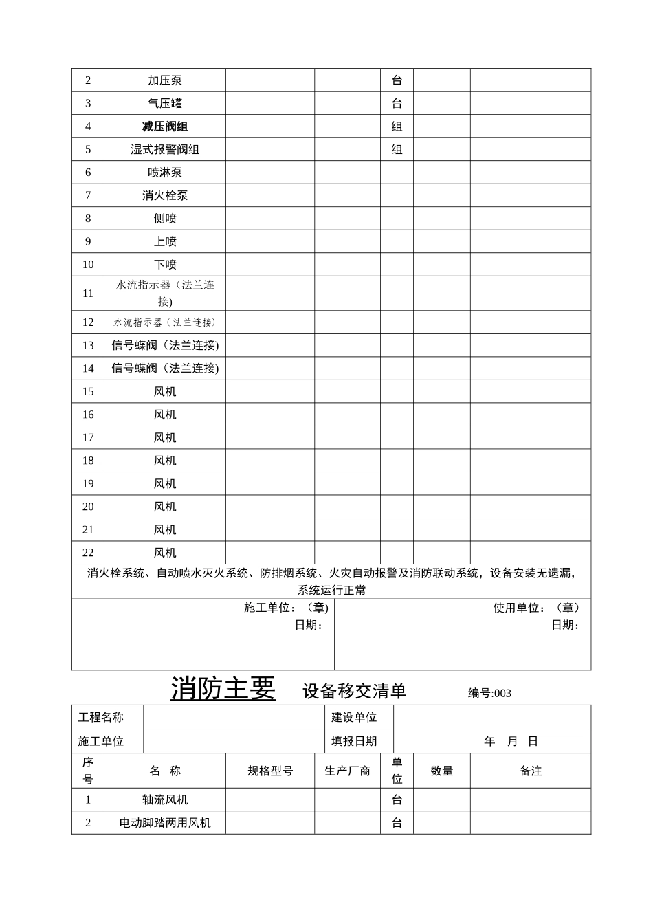 消防设施移交和清单--_第3页