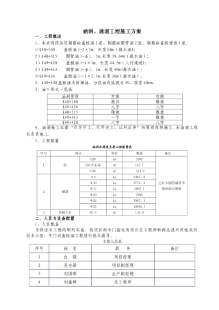 涵洞专项施工方案
