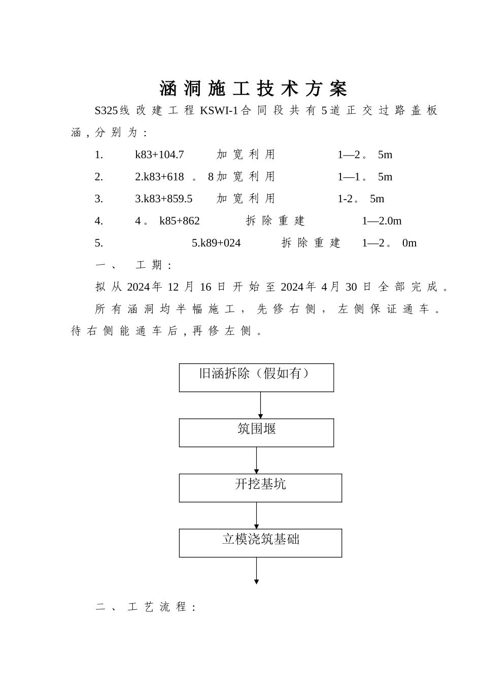 涵洞工程施工技术方案_第1页