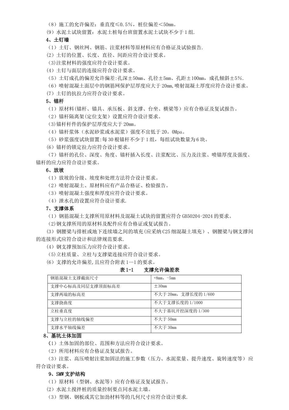 深基坑工程的实体质量控制要求_第2页