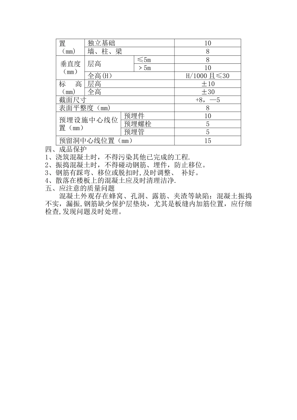 混凝土工程验收标准_第2页