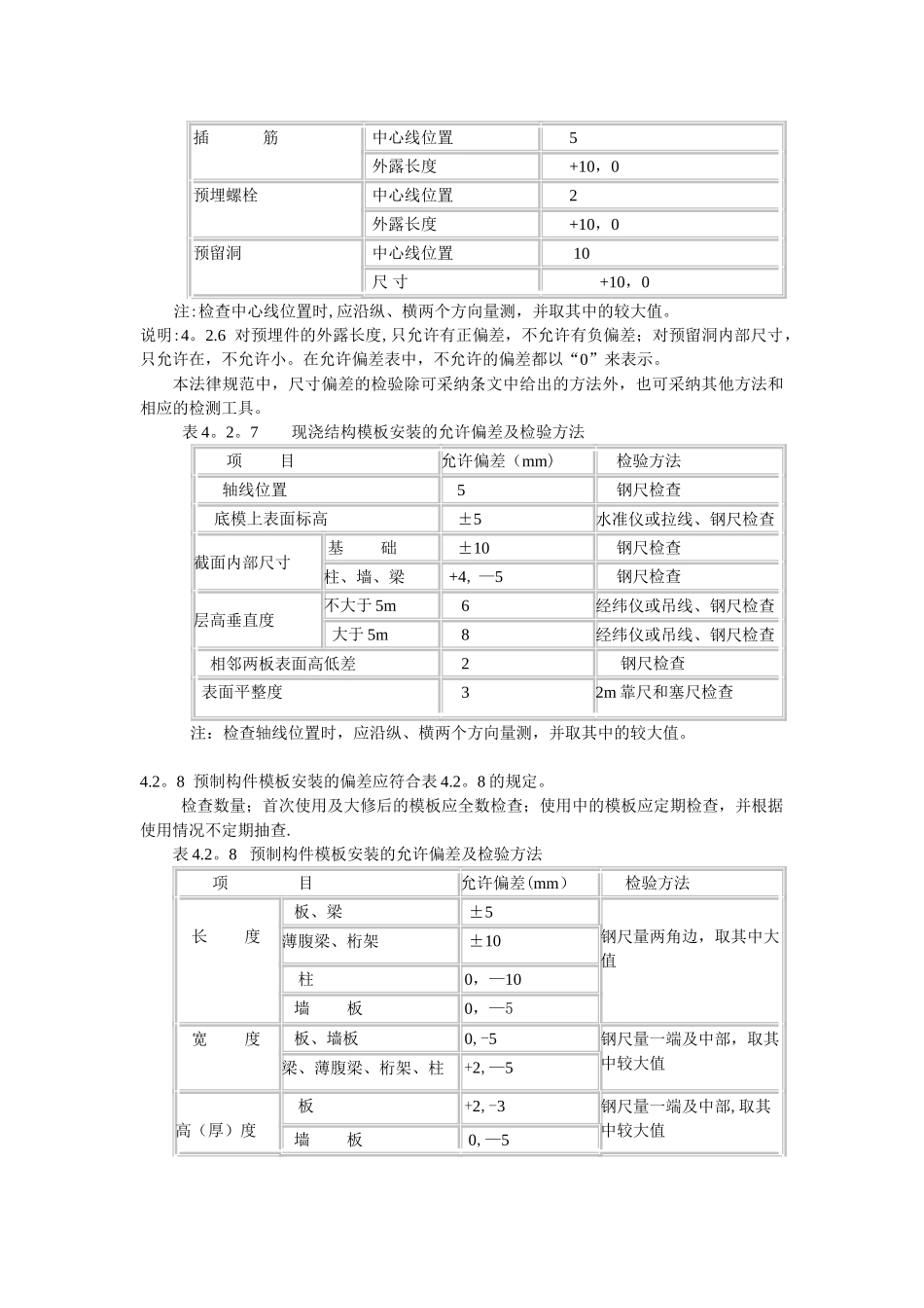 混凝土模板工程质量验收规范_第3页