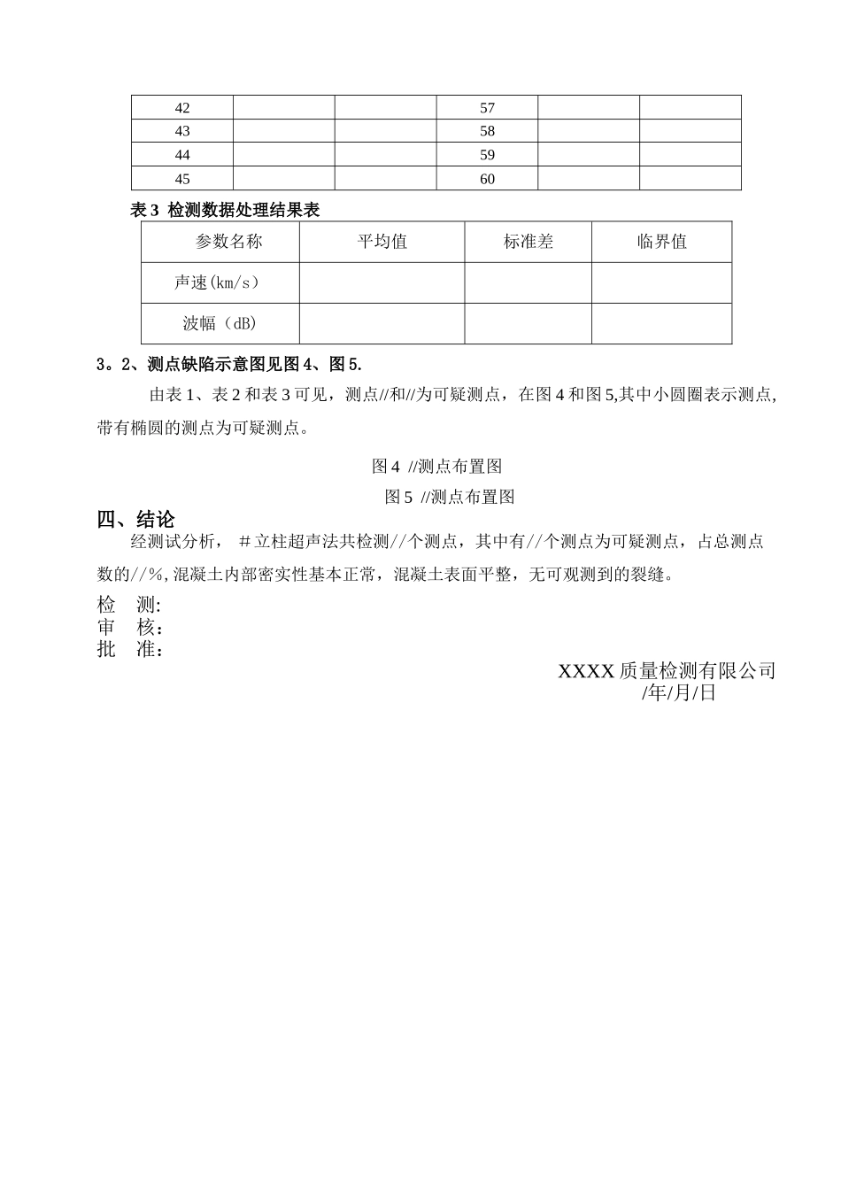混凝土表观及内部缺陷检测报告模块_第3页