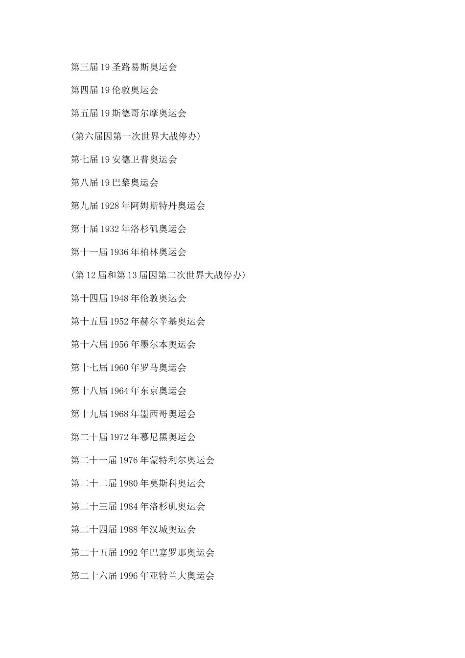 2025年教师资格考试体育备考指南二世界大型体育赛事概况集锦_第3页
