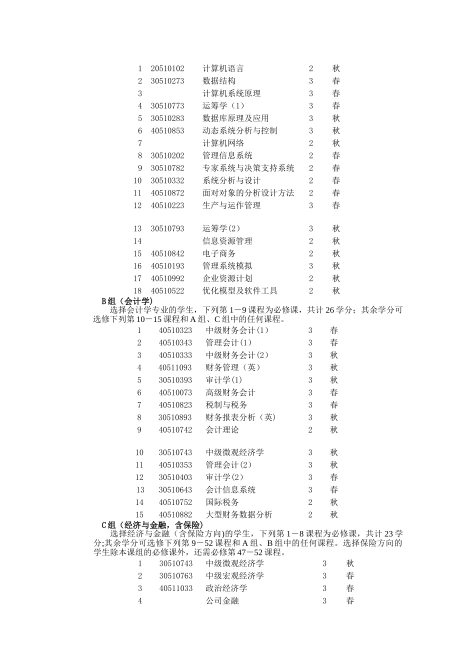 清华经管学院本科培养方案_第3页