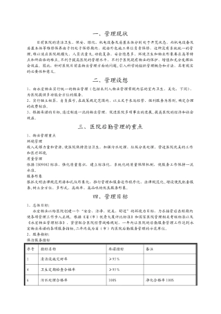 湖南省民政厅康复养老医院物业管理方案书