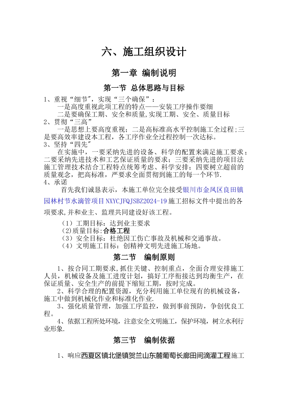滴管施工组织设计_第1页