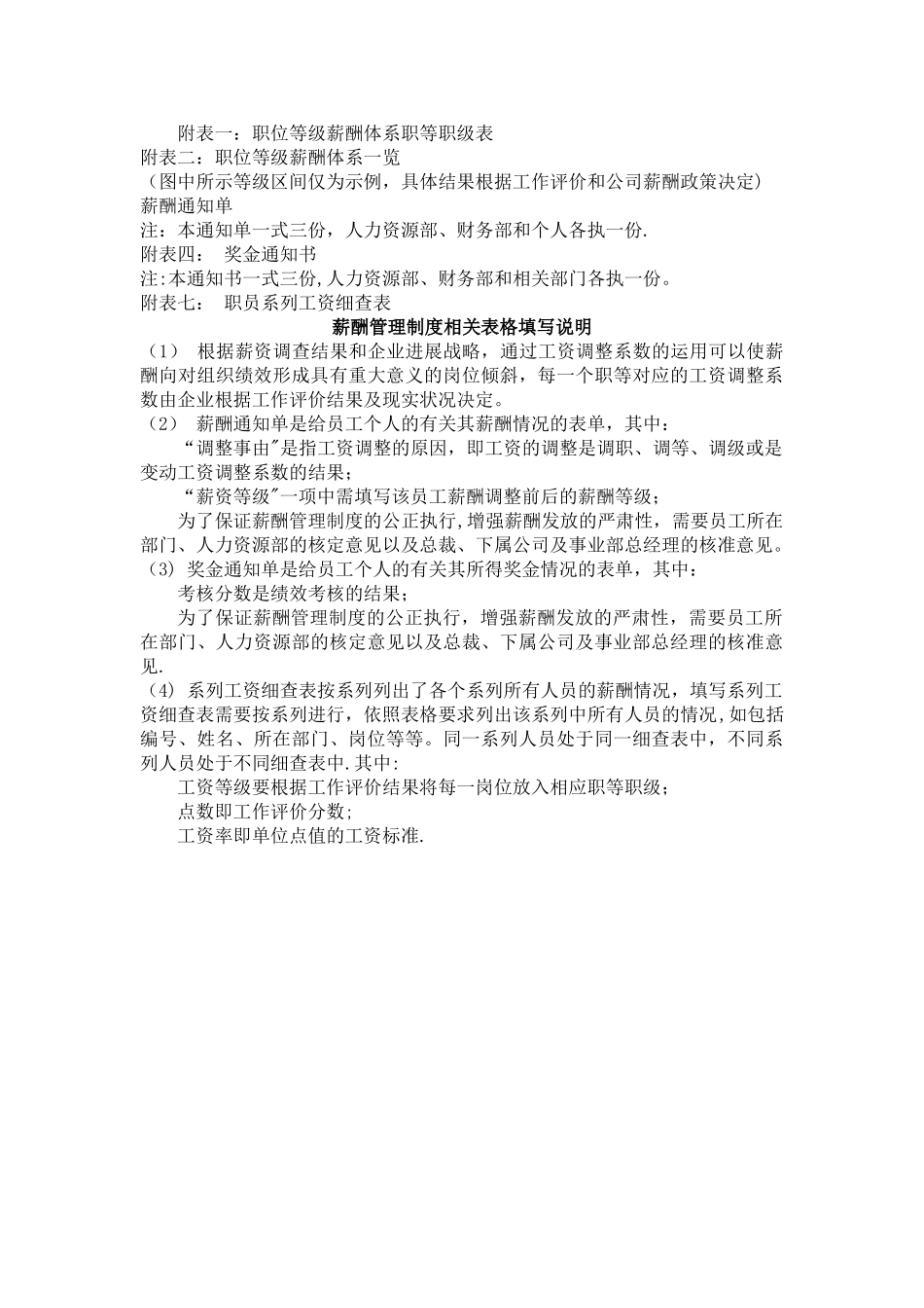 澳柯玛集团等级薪酬管理制度_第3页