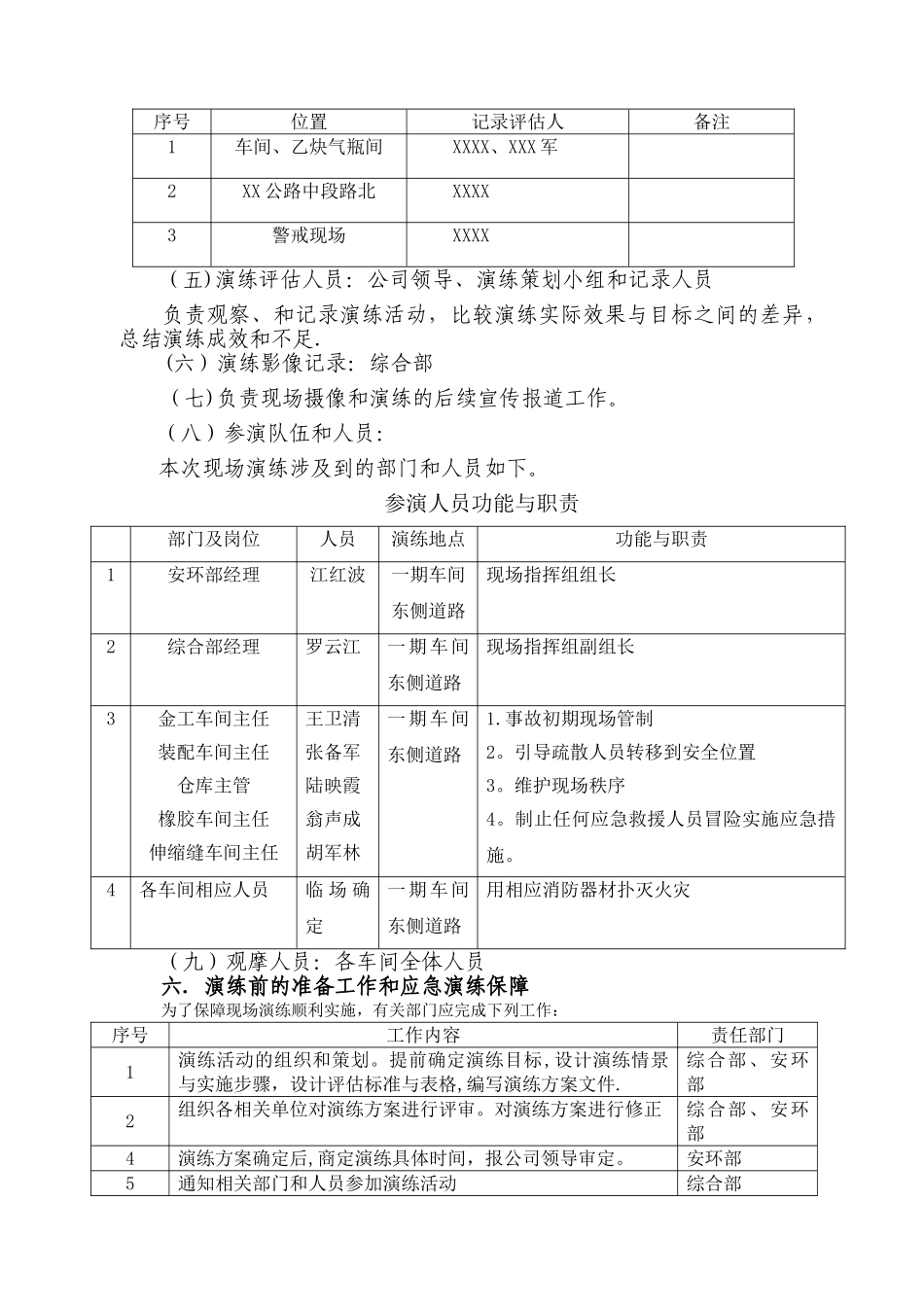 火灾事故演练方案_第3页