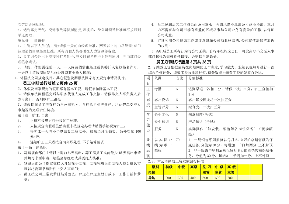 灯饰广场员工守则_第2页
