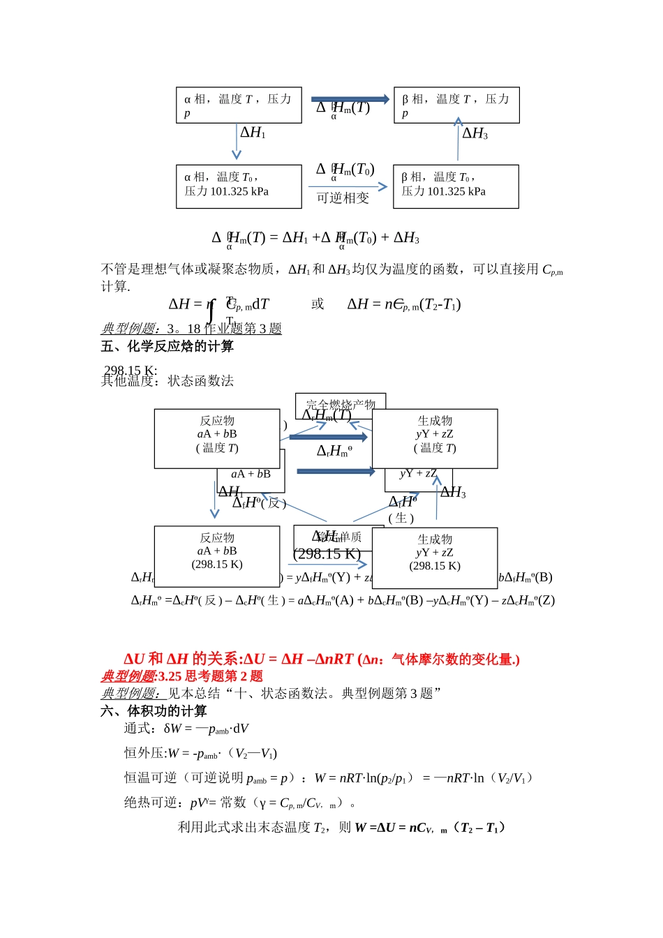 热力学第一定律总结_第2页