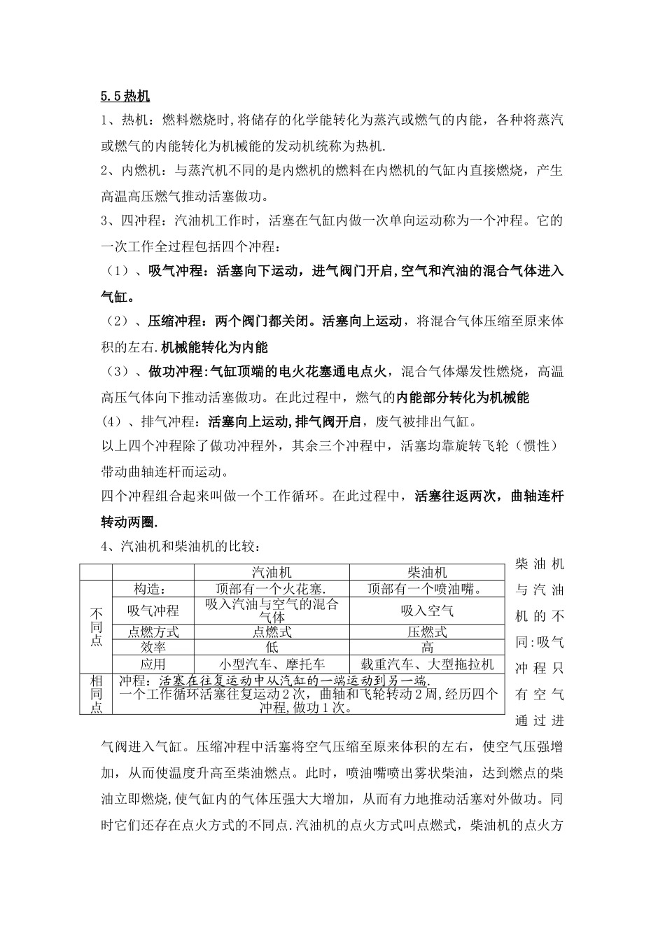 热机知识点总结_第1页