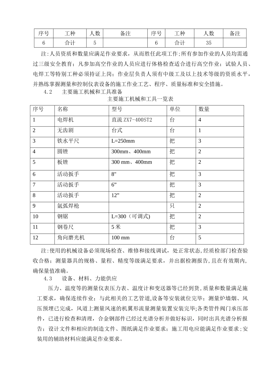 热控测量和控制仪表设备安装施工作业指导书_第3页