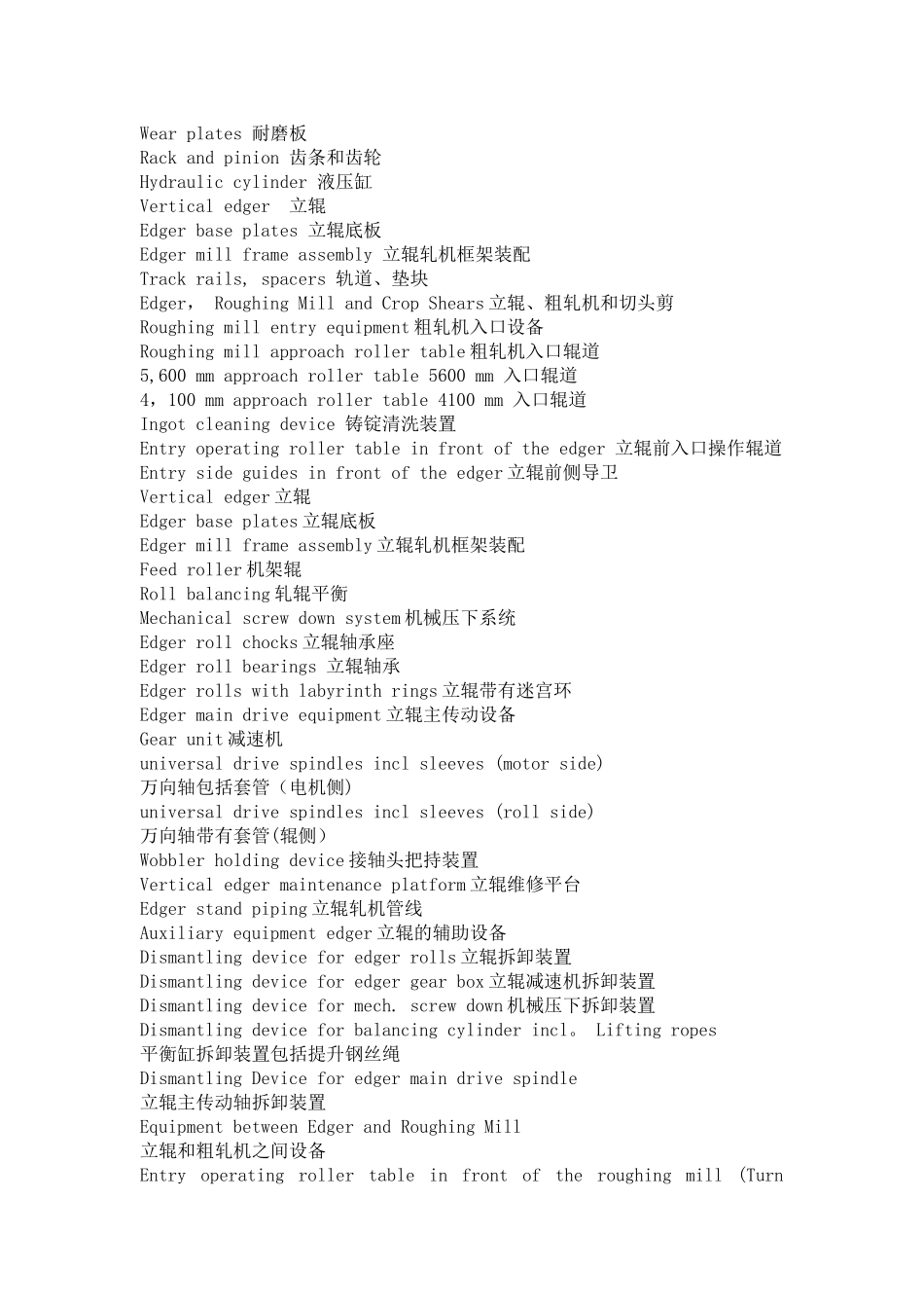 热轧专业词汇-中英文对照_第2页