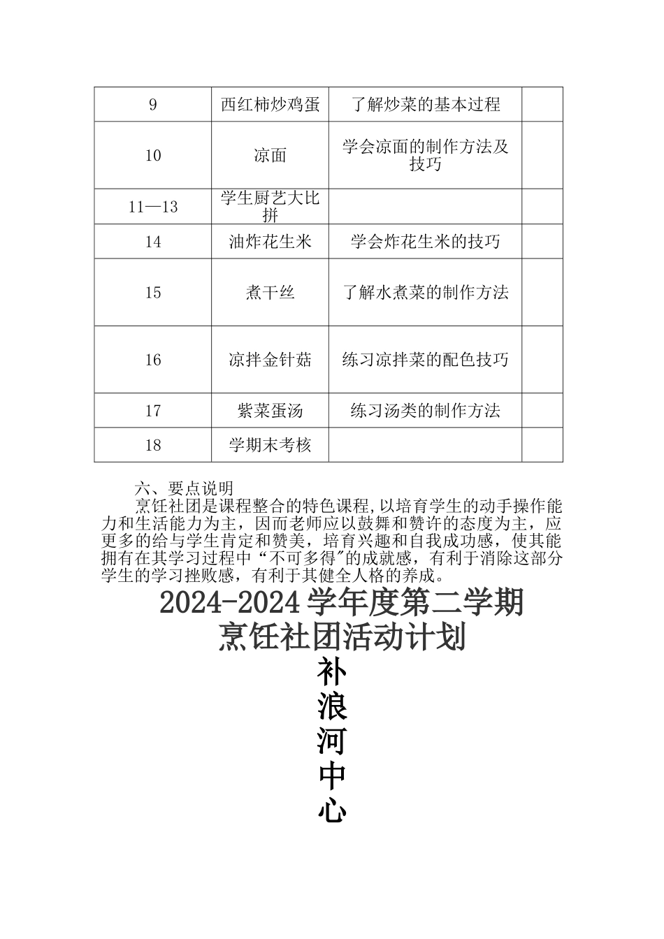 烹饪社团计划_第2页