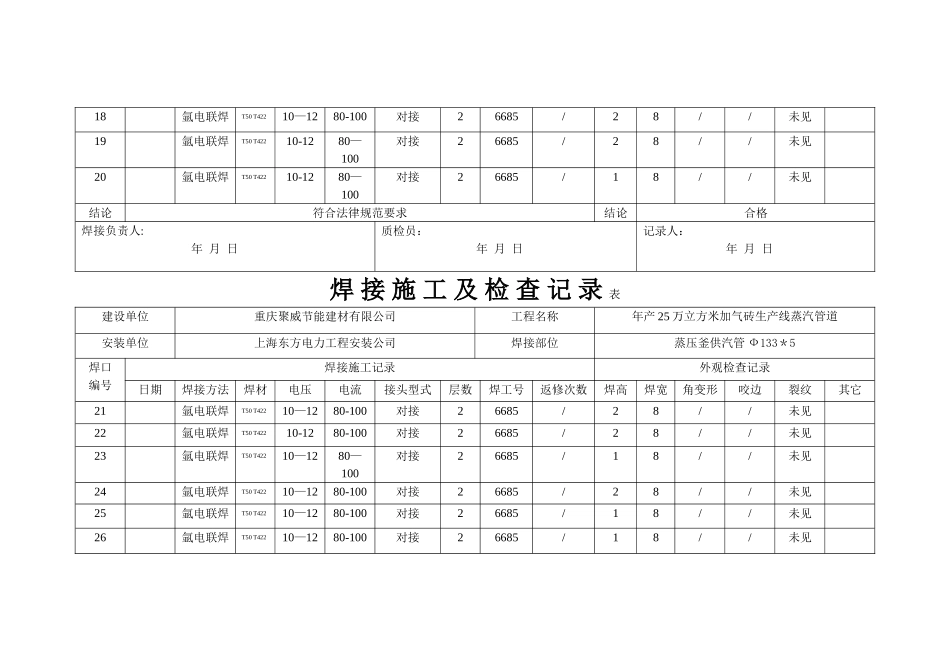 焊-接-施-工-及-检-查-记-录-表_第3页