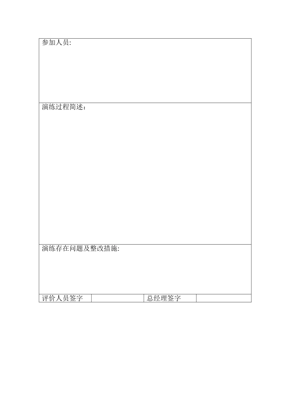 煤矿应急救援演练计划_第3页