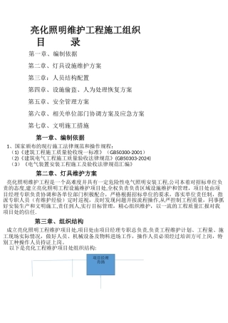 照明亮化维护计划-肖扬