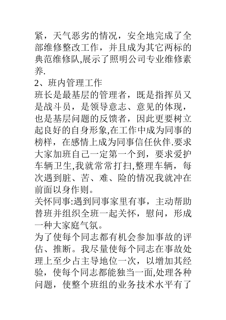 照明公司个人工作总结范文_第2页