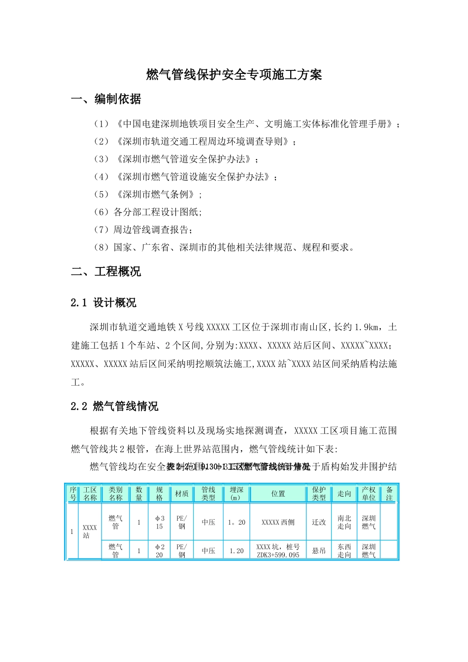 燃气管线保护安全专项施工方案_第3页