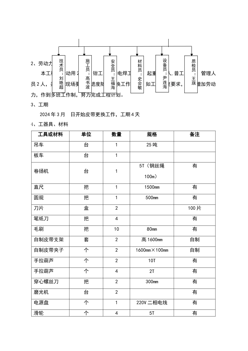 燃煤发电C3皮带更换方案_第2页