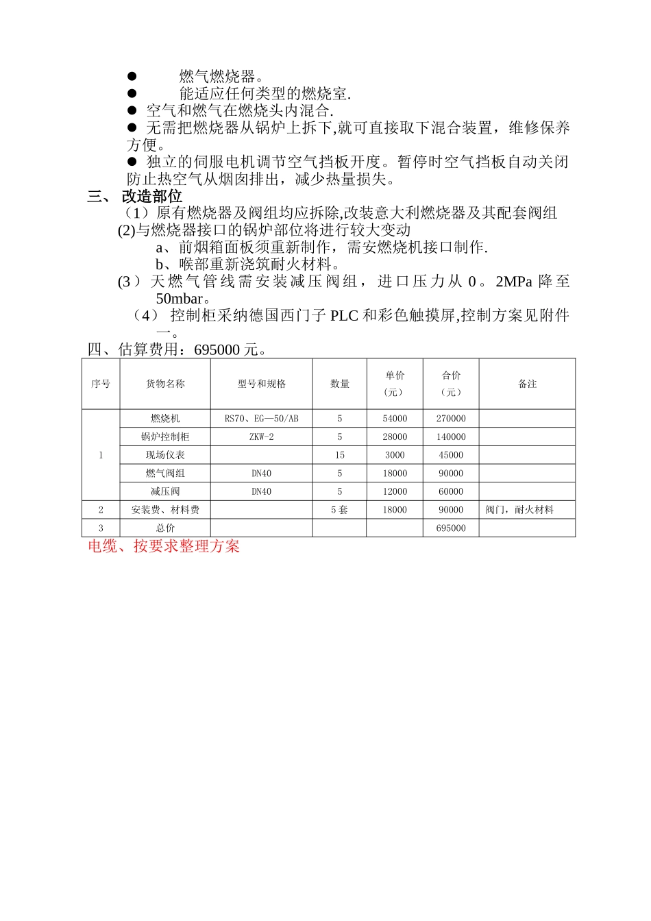 燃烧器改造方案_第2页