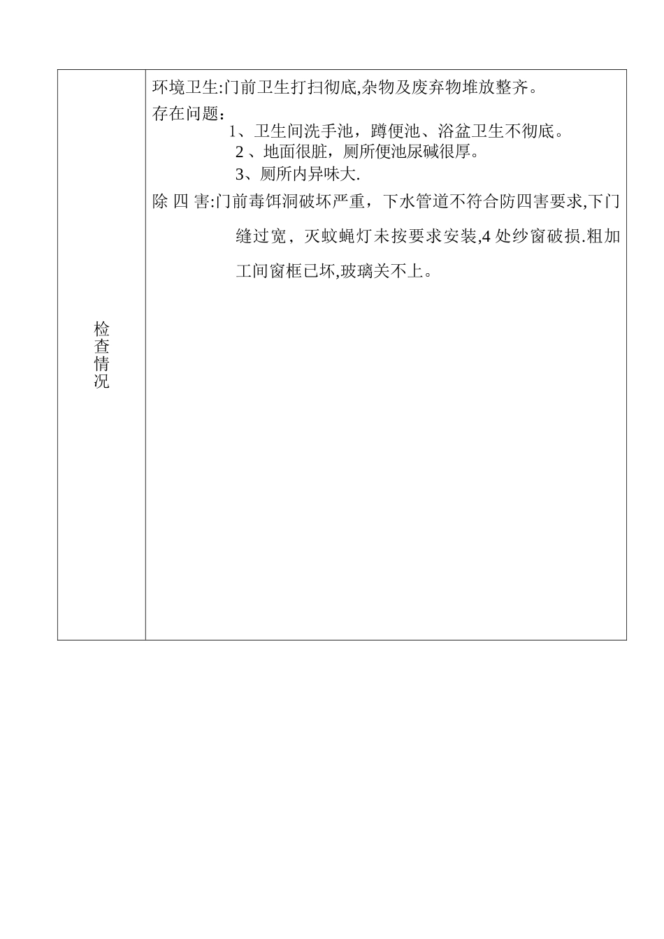 爱国卫生工作检查记录_第2页