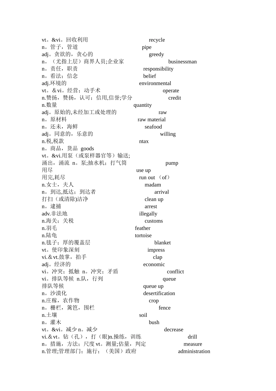 牛津英语模块5单词表_第3页