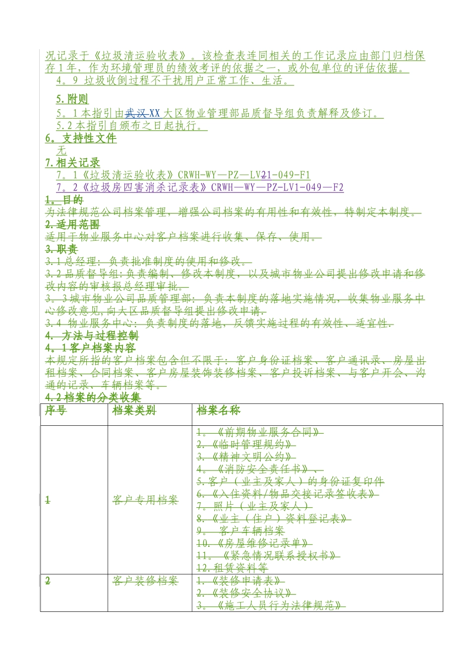 物业公司垃圾清运管理制度(标准转化)_第3页