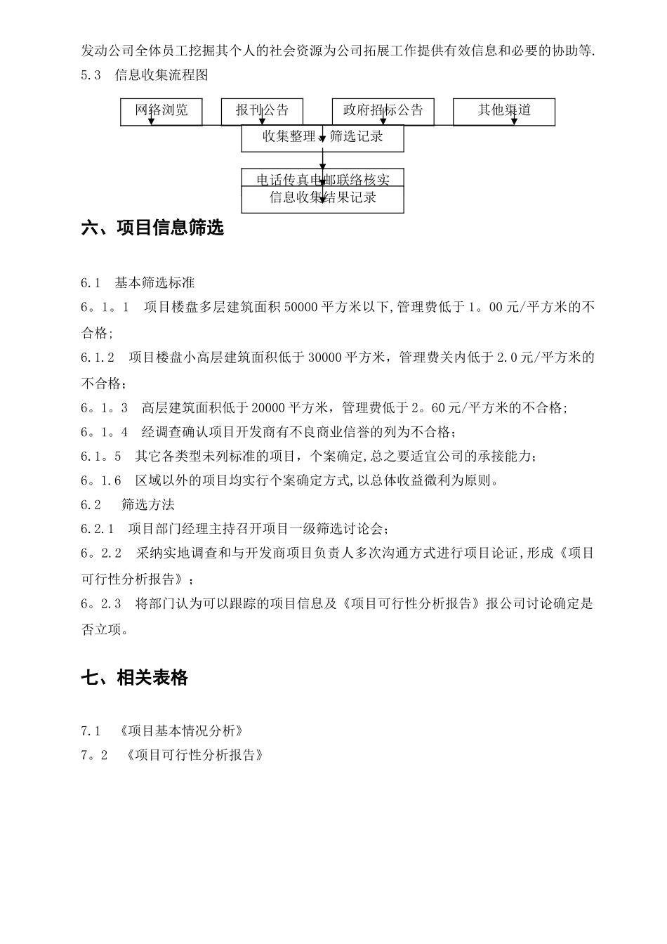 物业公司外拓项目收集制度_第2页