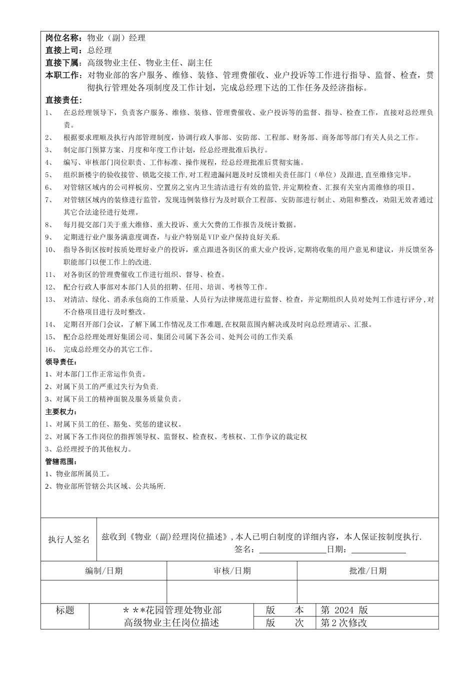 物业公司岗位职责_第3页